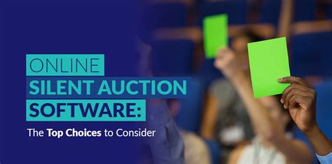 online silent auction for nonprofits|Online Silent Auction Software: 20+ Top Options to Consider.